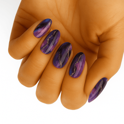 Holy Grail Nail Non-UV Nail Wraps Amethyst - Holy Classics (Non-UV Nail Wraps)
