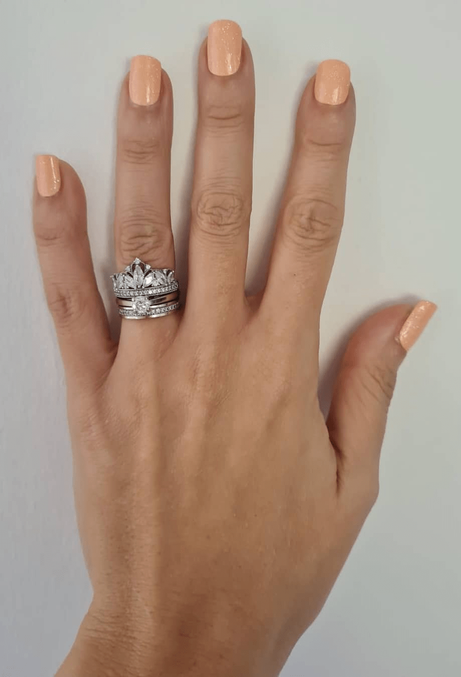 Holy Grail Nail Non-UV Nail Wraps Apricot Sparkle - Holy Classics (Non-UV Nail Wraps)