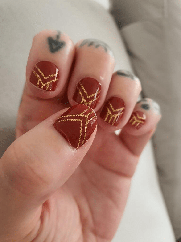 Holy Grail Nail Non-UV Nail Wraps Arrow to the Heart (Glitter) - Holy Classics (Non-UV Nail Wraps)