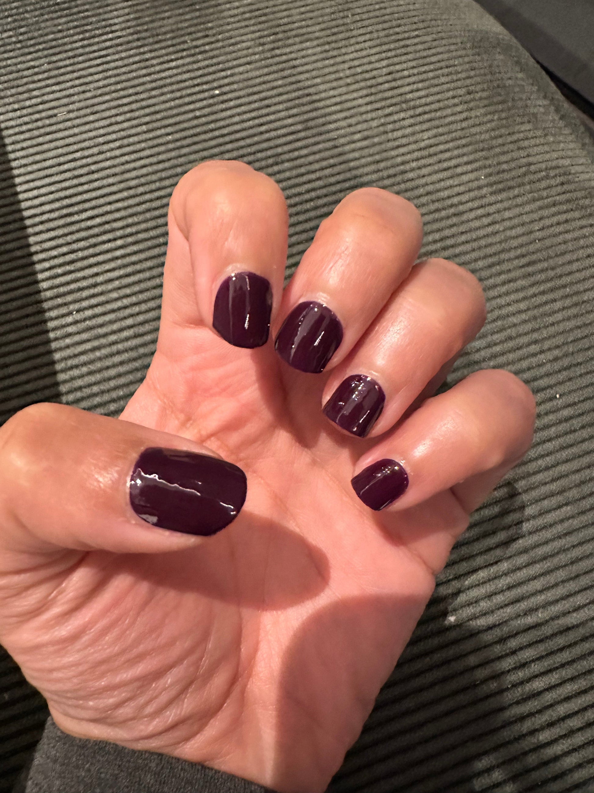 Holy Grail Nail Non-UV Nail Wraps Aubergine - Holy Classics (Non-UV Nail Wraps)