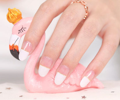 Holy Grail Nail Non-UV Nail Wraps Band of Gold (Part Transparent)- Holy Classics (Non-UV Nail Wraps)