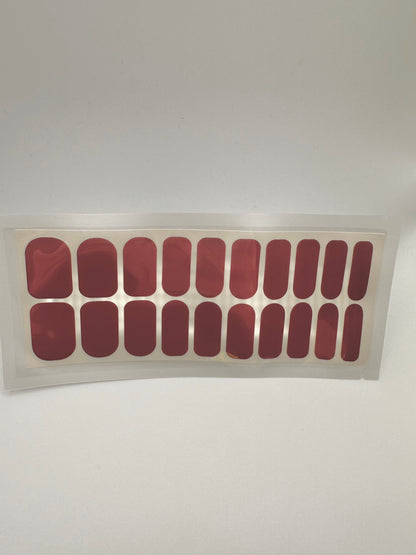 Holy Grail Nail Non-UV Nail Wraps Blackberry - Wide Fit Wrap (20 Piece)