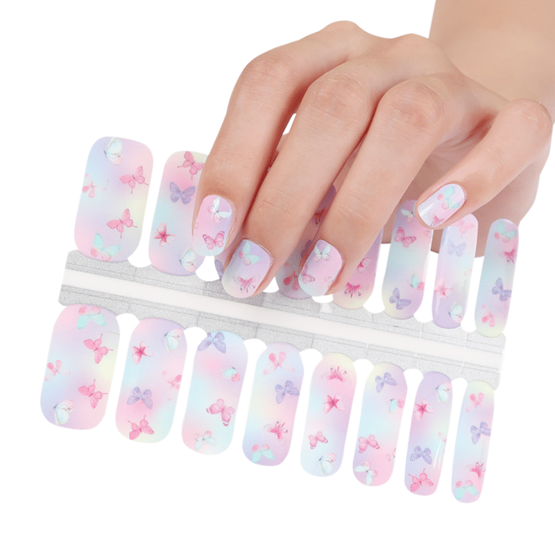 Holy Grail Nail Non-UV Nail Wraps Blissful Butterflies - Holy Classics (Non-UV Nail Wraps)