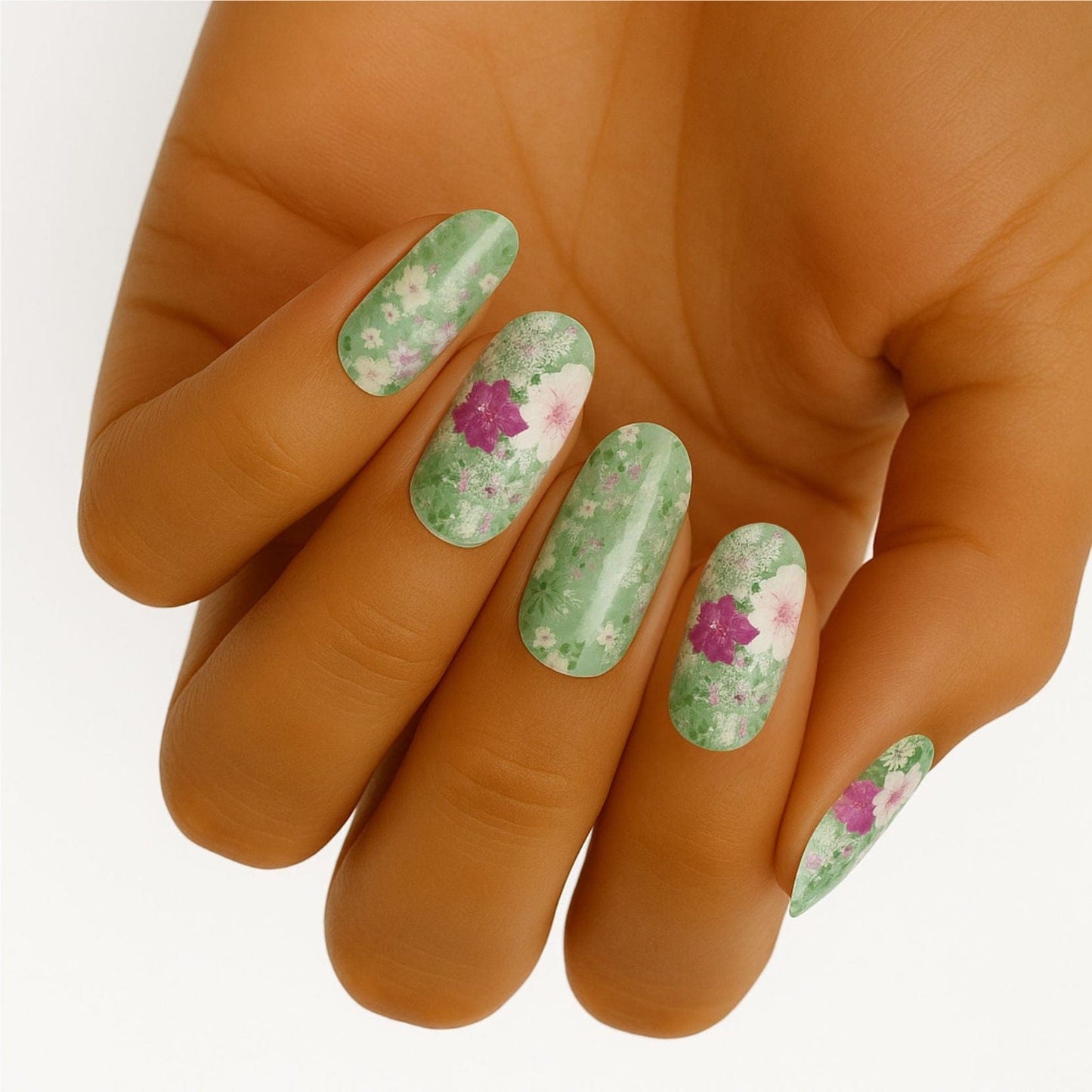 Holy Grail Nail Non-UV Nail Wraps Blooming Big Flowers - Holy Classics (Non-UV Nail Wraps)