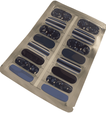 Holy Grail Nail Non-UV Nail Wraps Blue Garden - Holy Classics (Non-UV Nail Wraps)