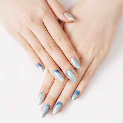 Holy Grail Nail Non-UV Nail Wraps Blue Granite - Holy Classics (Non-UV Nail Wraps)