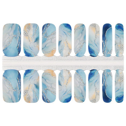 Holy Grail Nail Non-UV Nail Wraps Blue Granite - Holy Classics (Non-UV Nail Wraps)