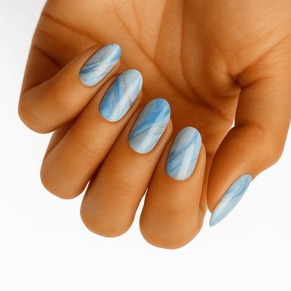 Holy Grail Nail Non-UV Nail Wraps Blue Granite - Holy Classics (Non-UV Nail Wraps)