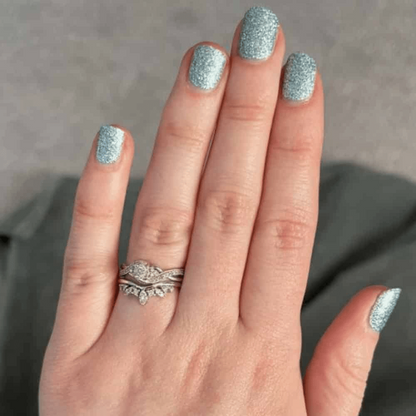 Holy Grail Nail Non-UV Nail Wraps Blue Ice - Holy Classics (Non-UV Nail Wraps)