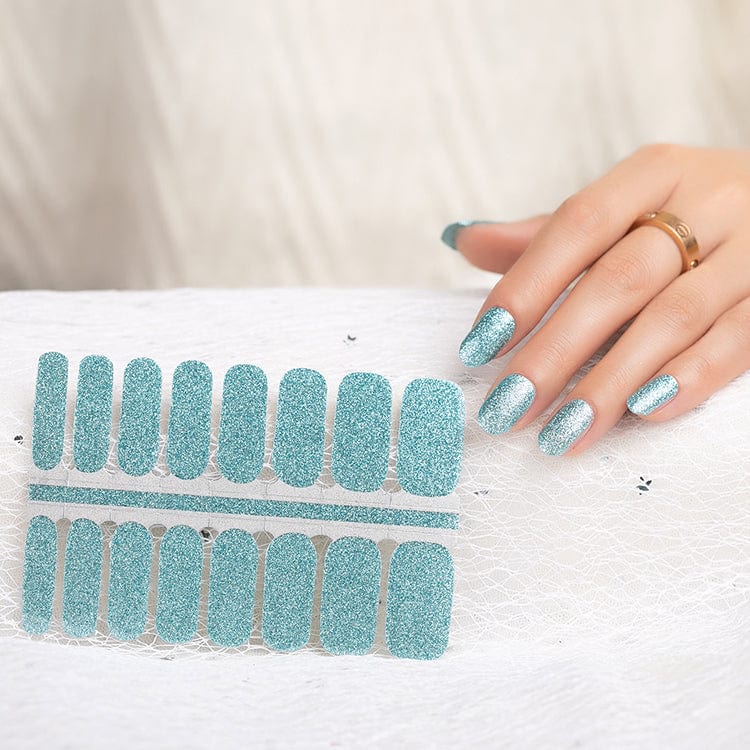 Holy Grail Nail Non-UV Nail Wraps Blue Ice - Holy Classics (Non-UV Nail Wraps)