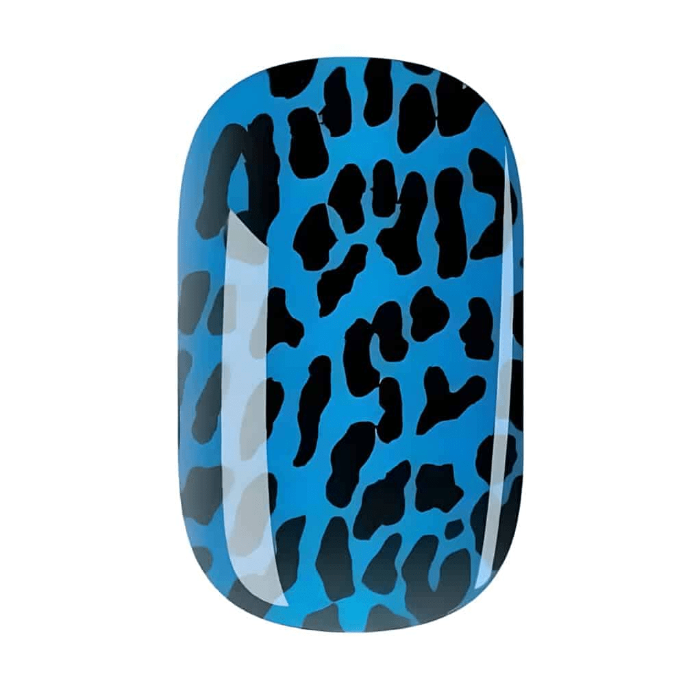 Holy Grail Nail Non-UV Nail Wraps Blue Leopard - Holy Classics (Non-UV Nail Wraps)