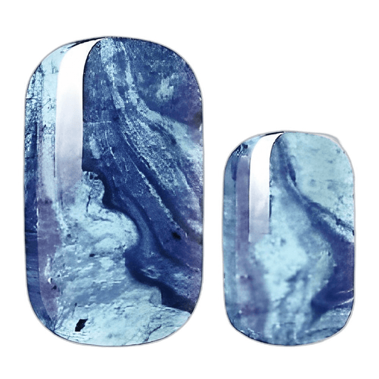 Holy Grail Nail Non-UV Nail Wraps Blue Marble - Holy Classics (Non-UV Nail Wraps)