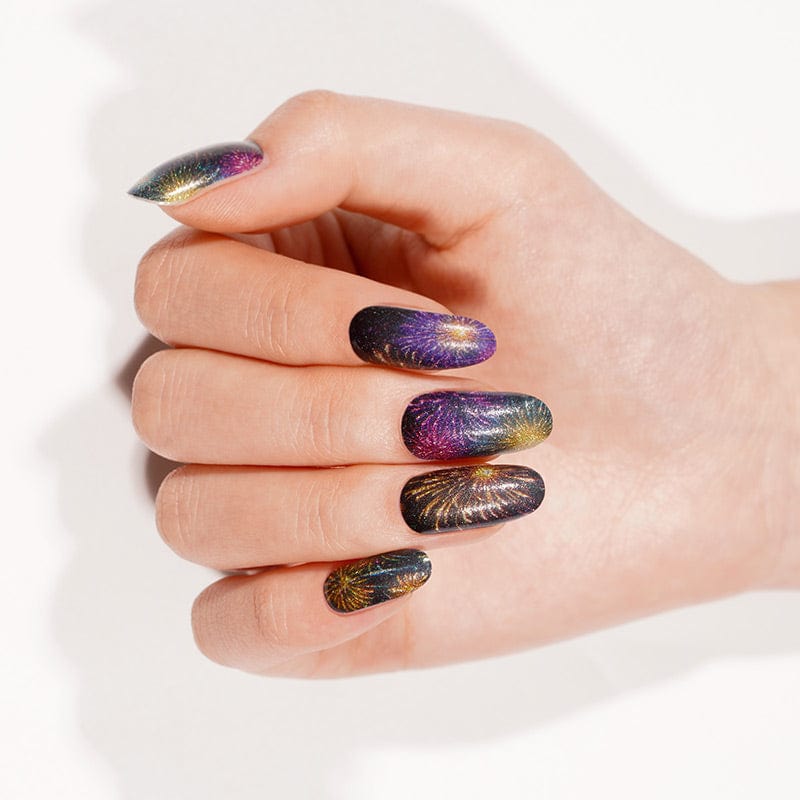 Holy Grail Nail Non-UV Nail Wraps Bonfire Night