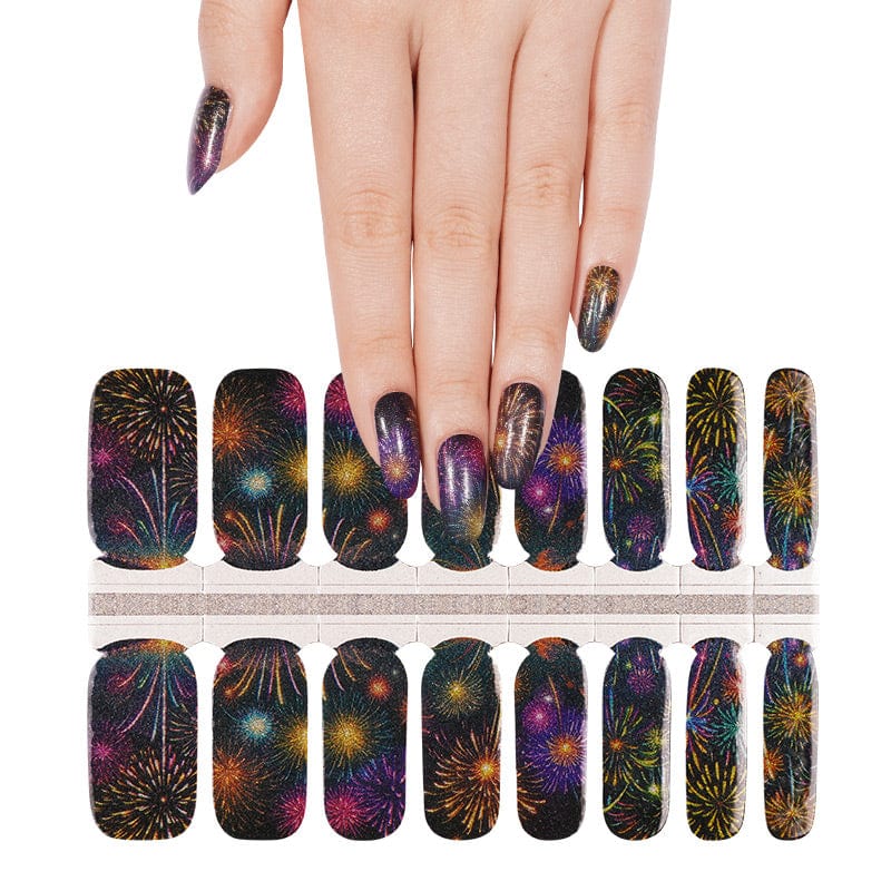 Holy Grail Nail Non-UV Nail Wraps Bonfire Night