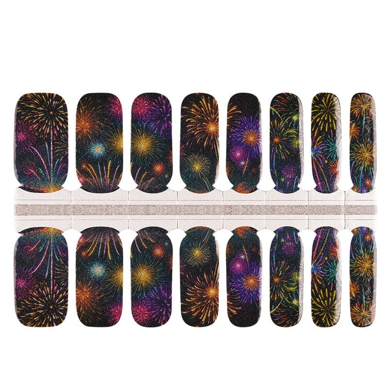 Holy Grail Nail Non-UV Nail Wraps Bonfire Night