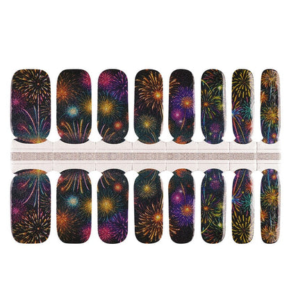 Holy Grail Nail Non-UV Nail Wraps Bonfire Night