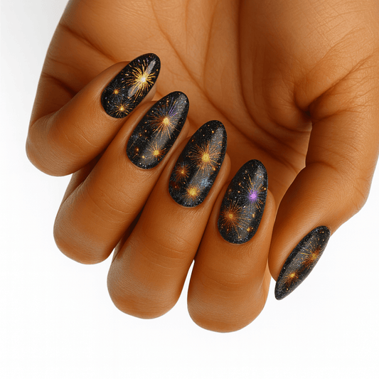 Holy Grail Nail Non-UV Nail Wraps Bonfire Night