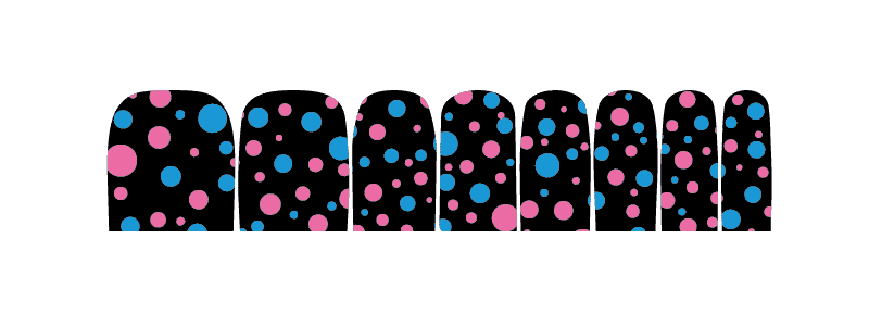 Holy Grail Nail Non-UV Nail Wraps Bubbles - Holy Classics (Non-UV Pedi Wraps)