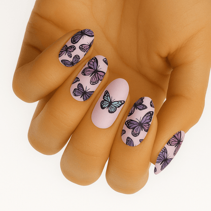 Holy Grail Nail Non-UV Nail Wraps Butterfly House - Holy Classics (Non-UV Nail Wraps)