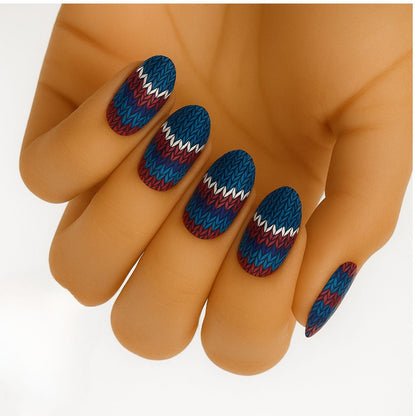 Holy Grail Nail Non-UV Nail Wraps Cable Knit - Holy Classics (Non-UV Nail Wraps)