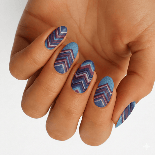 Holy Grail Nail Non-UV Nail Wraps Cable Knit - Holy Classics (Non-UV Nail Wraps)