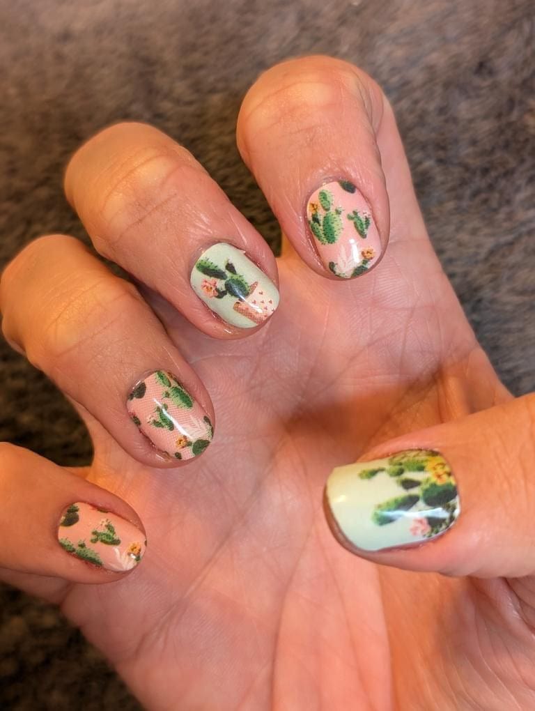 Holy Grail Nail Non-UV Nail Wraps Cactus - Holy Classics (Non-UV Nail Wraps)