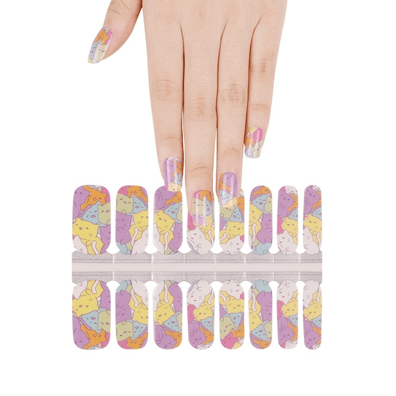 Holy Grail Nail Non-UV Nail Wraps Cat Nap - Holy Classics (Non-UV Nail Wraps)