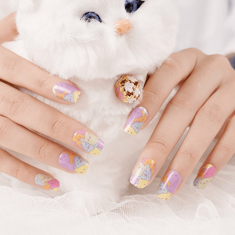 Holy Grail Nail Non-UV Nail Wraps Cat Nap - Holy Classics (Non-UV Nail Wraps)