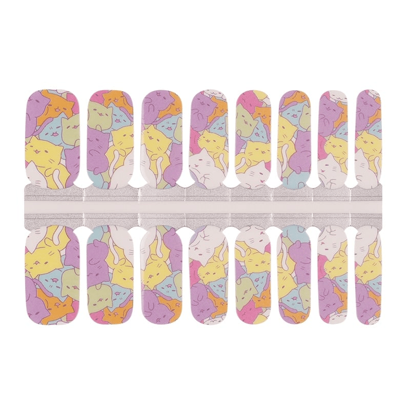 Holy Grail Nail Non-UV Nail Wraps Cat Nap - Holy Classics (Non-UV Nail Wraps)