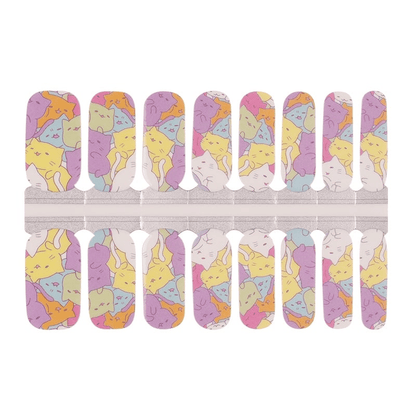 Holy Grail Nail Non-UV Nail Wraps Cat Nap - Holy Classics (Non-UV Nail Wraps)