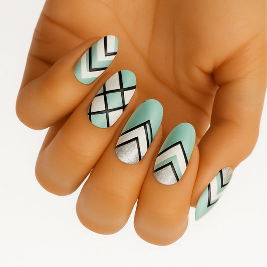Holy Grail Nail Non-UV Nail Wraps Chevron – Holy Classics (Non-UV Nail Wraps)