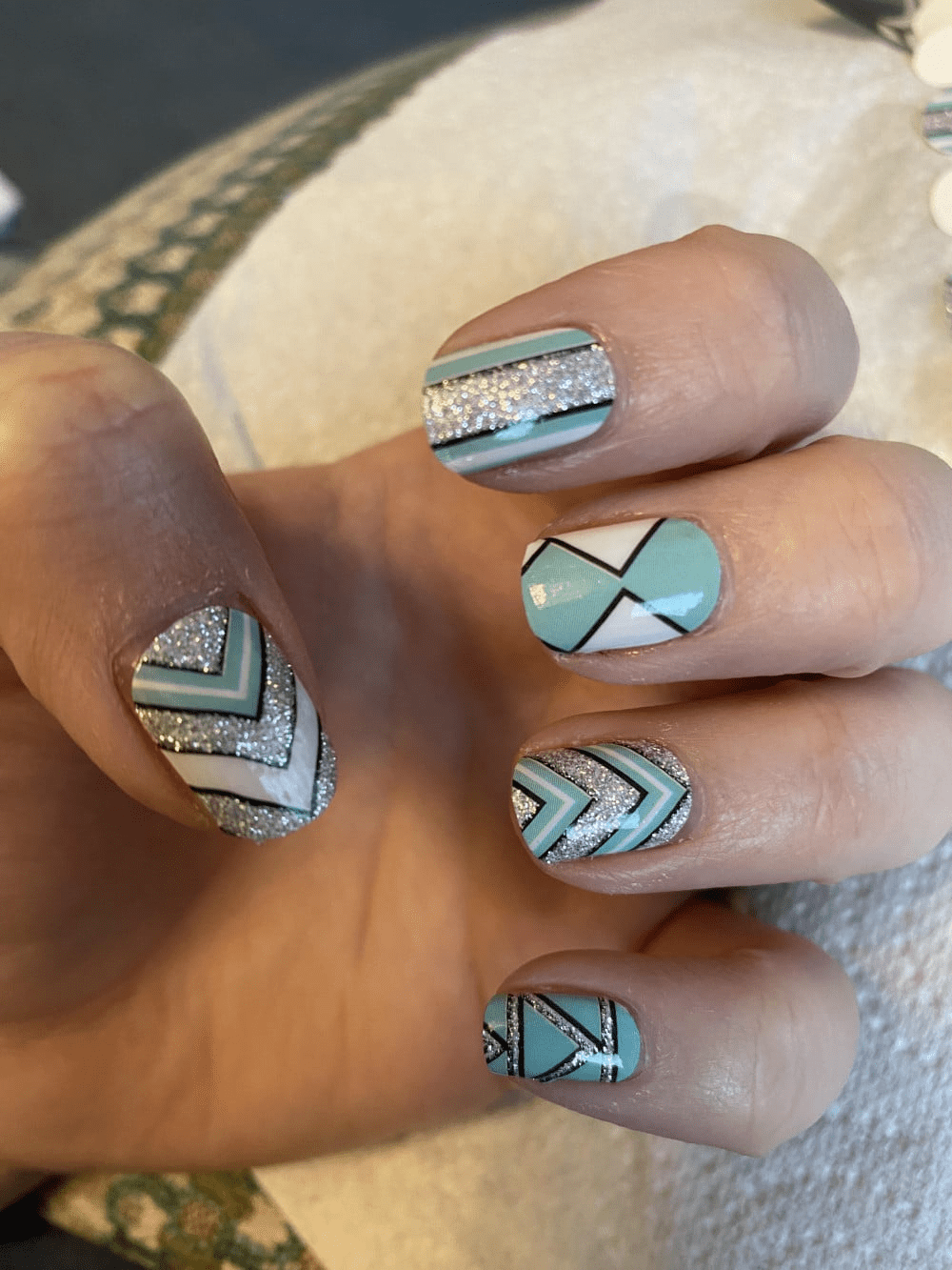 Holy Grail Nail Non-UV Nail Wraps Chevron – Holy Classics (Non-UV Nail Wraps)