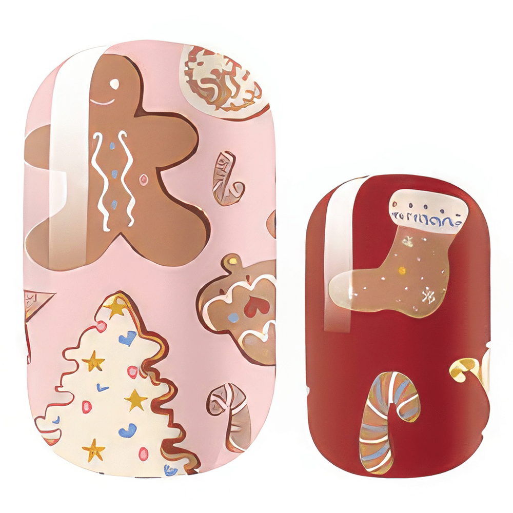 Holy Grail Nail Non-UV Nail Wraps Christmas Gingerbread - Holy Classics (Non-UV Nail Wraps)