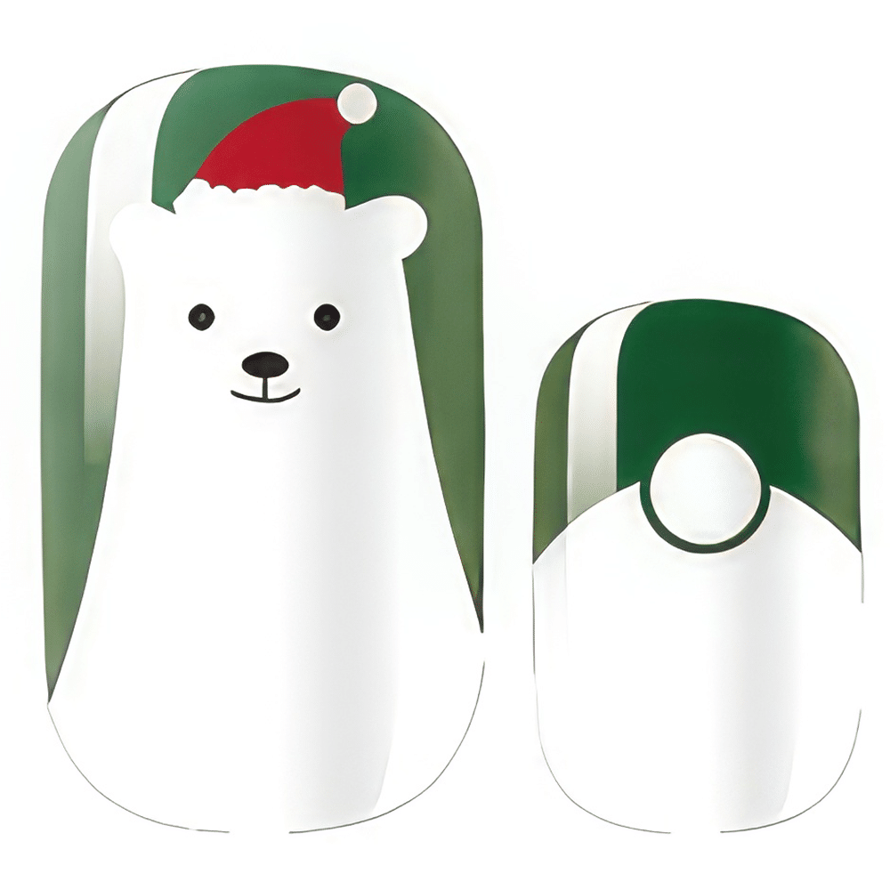 Holy Grail Nail Non-UV Nail Wraps Christmas Polar Bear - Holy Classics (Non-UV Nail Wraps)