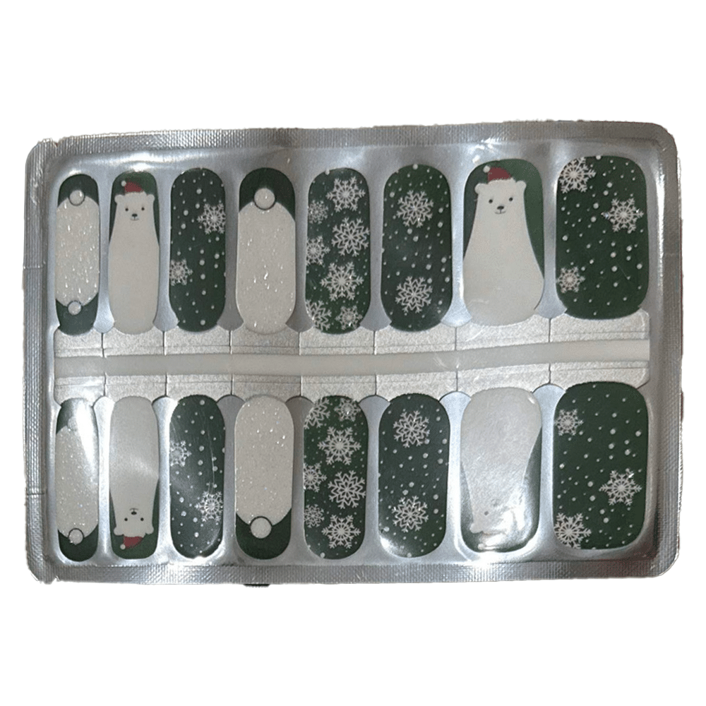 Holy Grail Nail Non-UV Nail Wraps Christmas Polar Bear - Holy Classics (Non-UV Nail Wraps)