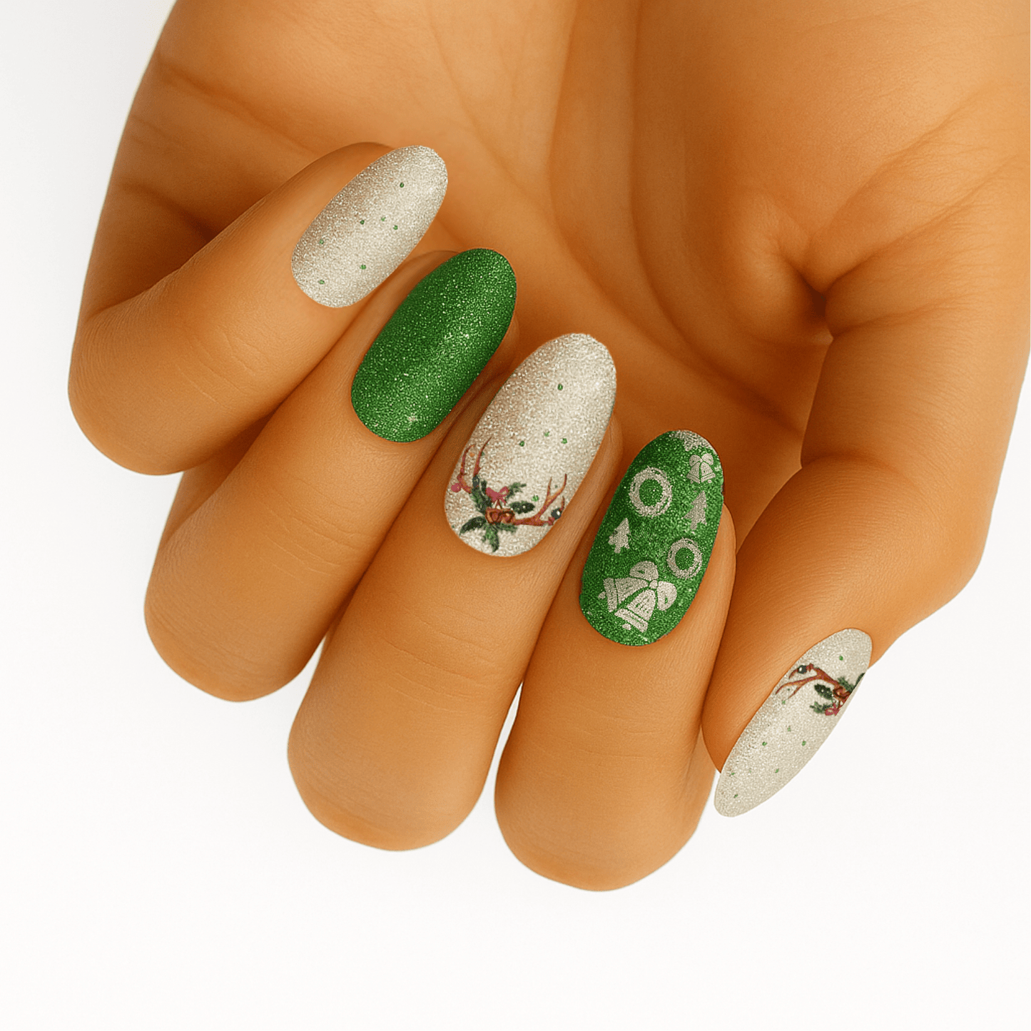 Holy Grail Nail Non-UV Nail Wraps Christmas Wreath - Holy Classics (Non-UV Nail Wraps)