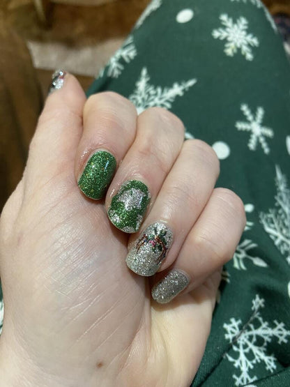 Holy Grail Nail Non-UV Nail Wraps Christmas Wreath - Holy Classics (Non-UV Nail Wraps)