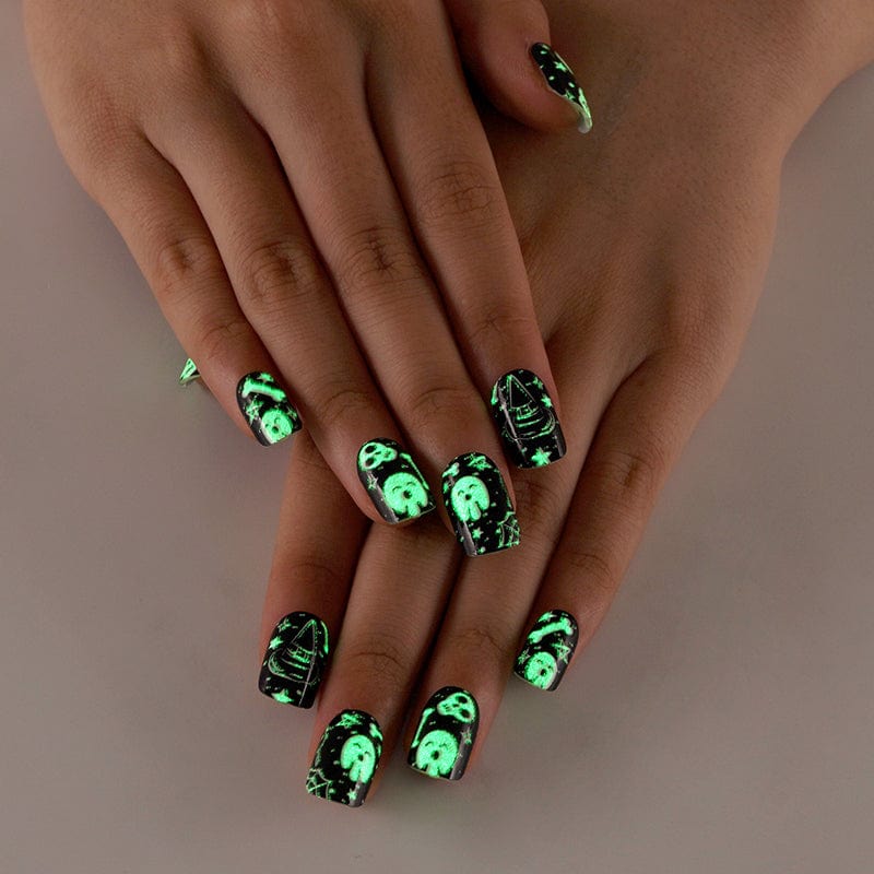 Holy Grail Nail Non-UV Nail Wraps Coffin Claws (Glow in the Dark)