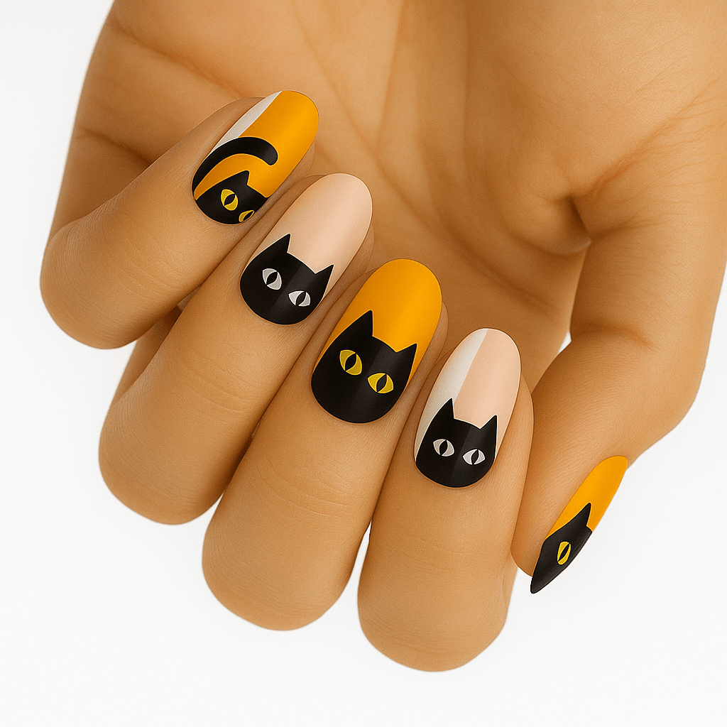 Holy Grail Nail Non-UV Nail Wraps Cool for Cats (Sunlight Sensitive) - Holy Classics (Non-UV Nail Wraps)