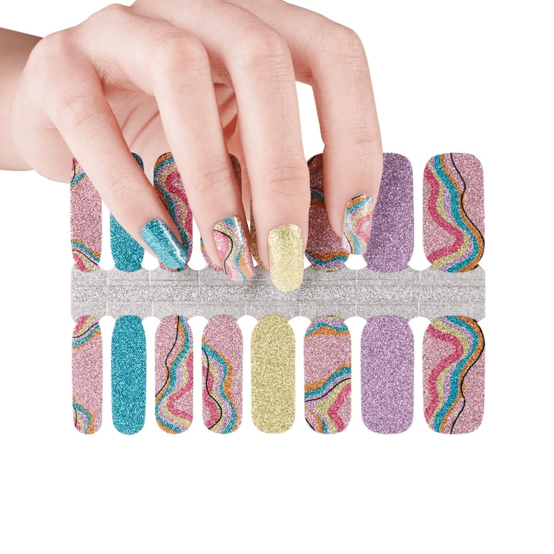 Holy Grail Nail Non-UV Nail Wraps Copacabana (Glitter) - Holy Classics (Non-UV Nail Wraps)