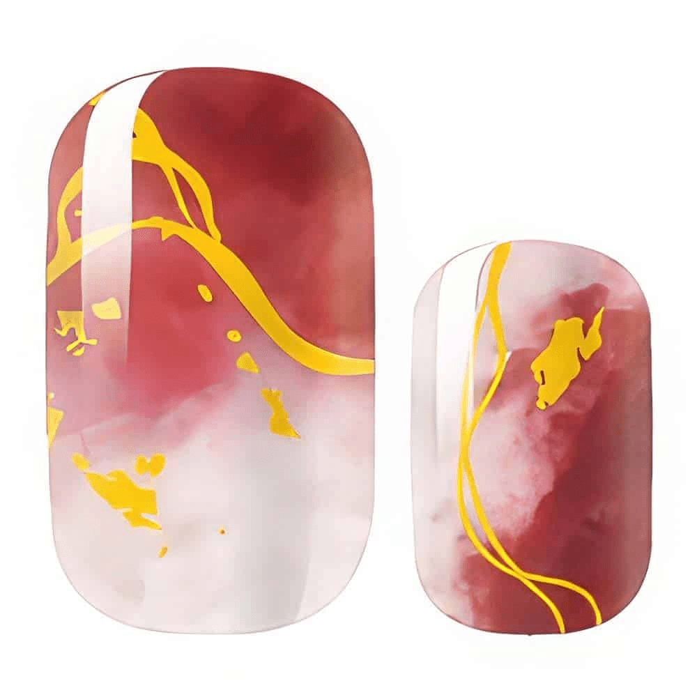 Holy Grail Nail Non-UV Nail Wraps Crackle Red - Holy Classics (Non-UV Nail Wraps)