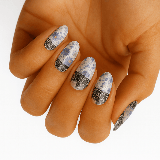 Holy Grail Nail Non-UV Nail Wraps Crochet (Partially Transparent) - Holy Classics (Non-UV Nail Wraps)