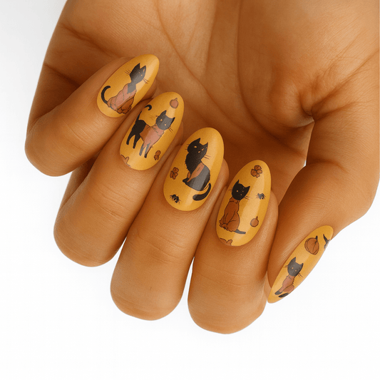 Holy Grail Nail Non-UV Nail Wraps Curiosity Cat - Holy Classics (Non-UV Nail Wraps)