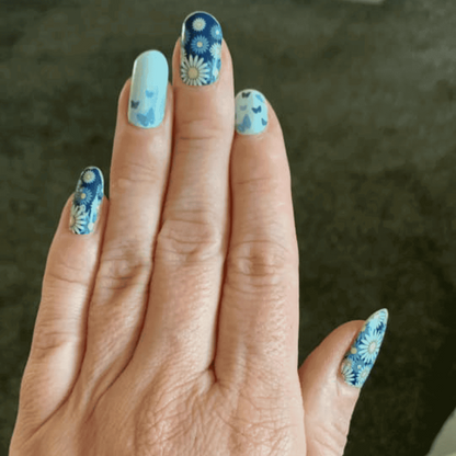 Holy Grail Nail Non-UV Nail Wraps Daisies (Non Glitter) - Holy Classics (Non-UV Nail Wraps)