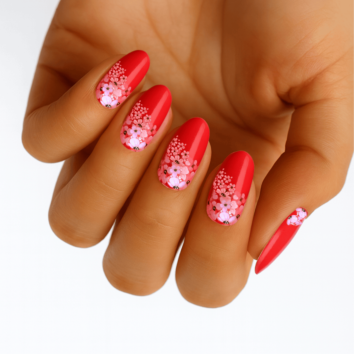 Holy Grail Nail Non-UV Nail Wraps Daisy Red - Holy Classics (Non-UV Nail Wraps)