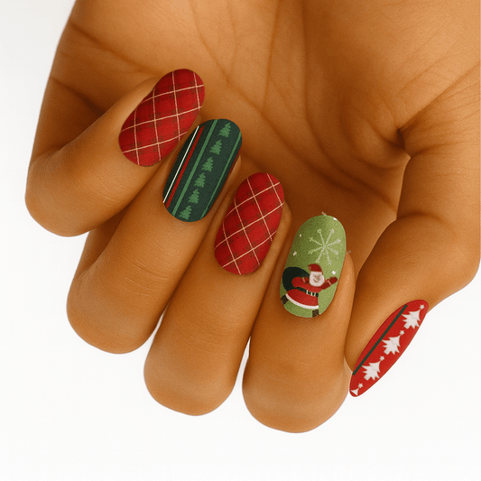 Holy Grail Nail Non-UV Nail Wraps Dancing Around the Xmas Tree - Holy Classics (Non-UV Nail Wraps)