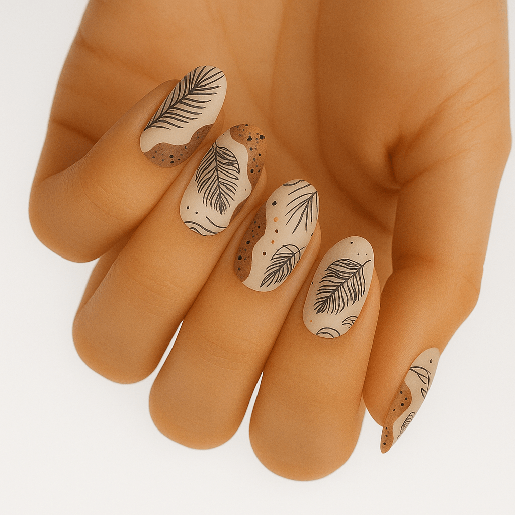 Holy Grail Nail Non-UV Nail Wraps Desert Palm - Holy Classics (Non-UV Nail Wraps)