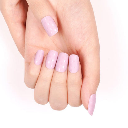 Holy Grail Nail Non-UV Nail Wraps Dotty for Purple - Nail Wraps