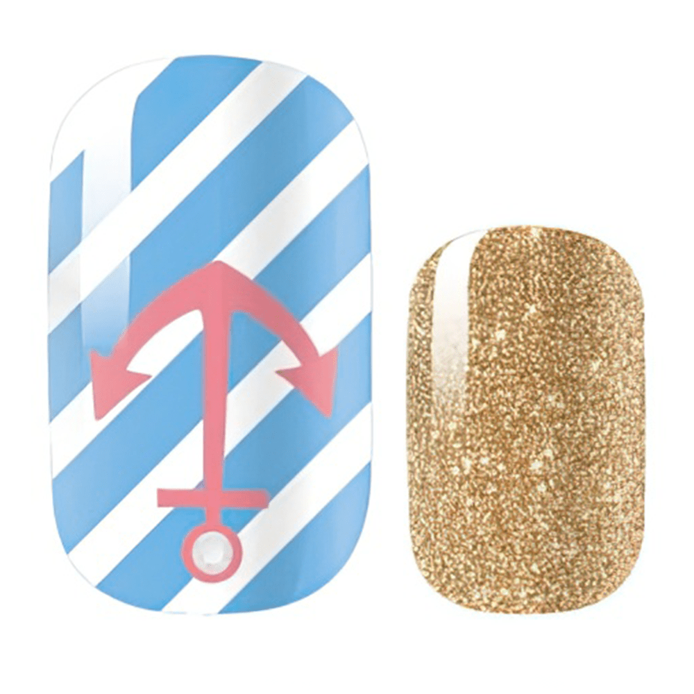 Holy Grail Nail Non-UV Nail Wraps Drop the Anchor - Holy Classics (Non-UV Nail Wraps)