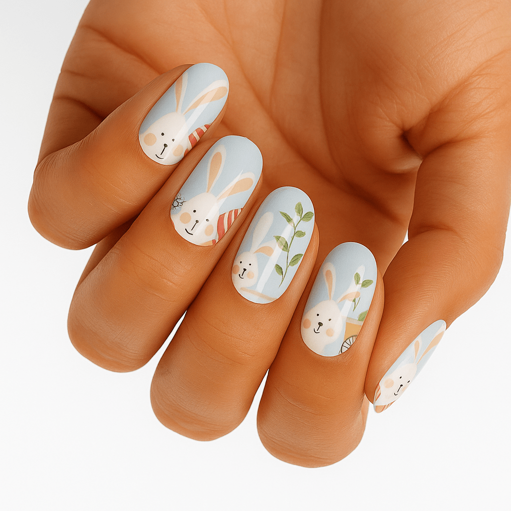 Holy Grail Nail Non-UV Nail Wraps Easter Bunny - Holy Classics (Non-UV Nail Wraps)